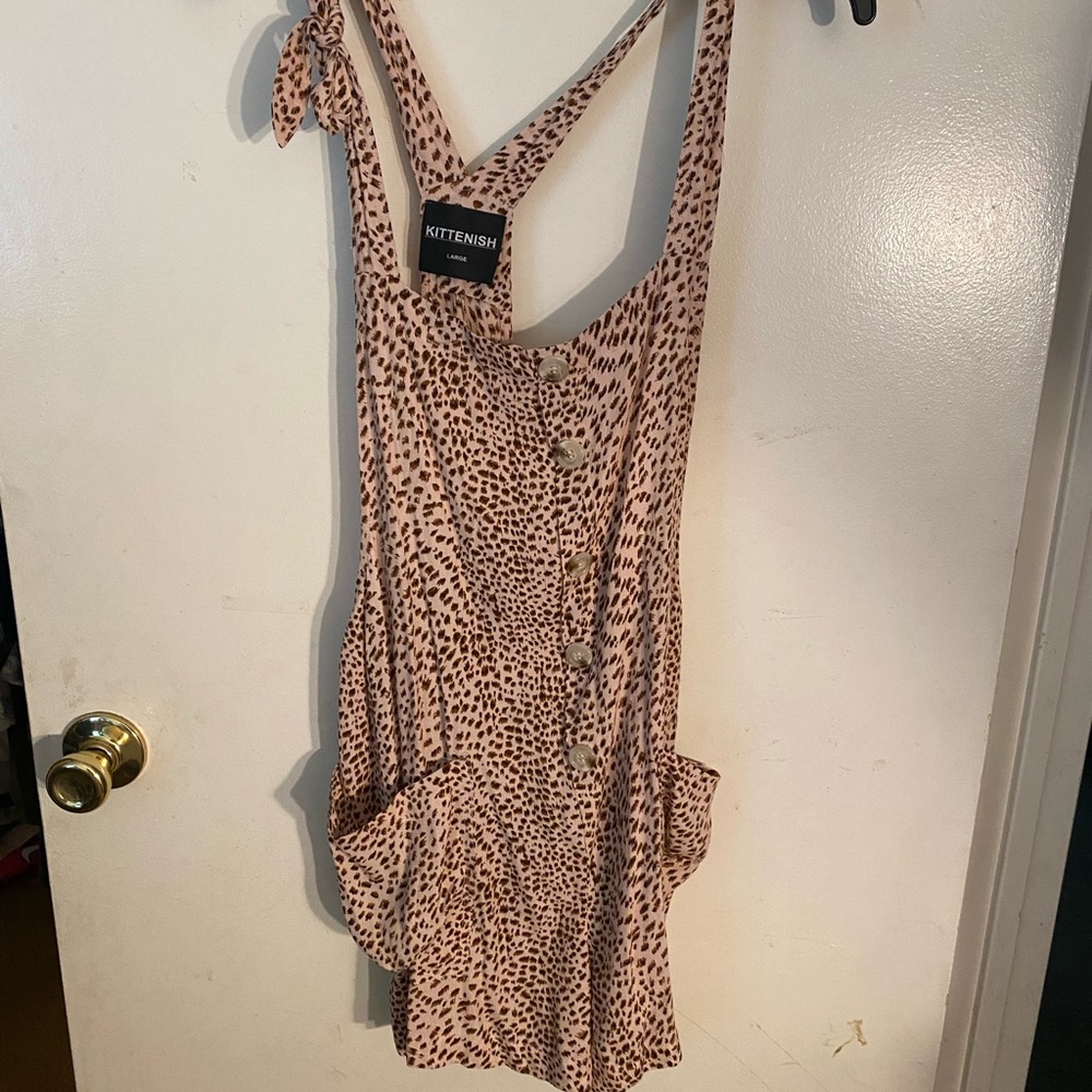 Kittenish romper